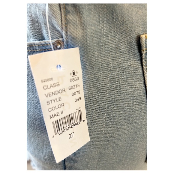 NWT PACSUN (27) High Rise Jeggings Distressed Light Wash - Picture 5 of 11